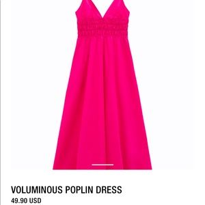 Zara pink dress NWT